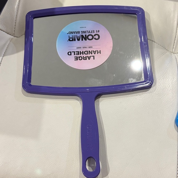 Conair 2 Handheld Mirrors in Purple and Blue - Picture 2 of 11